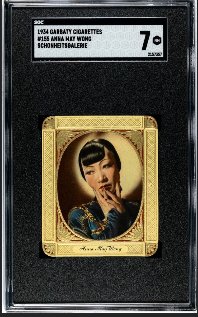 RARE 1934 Garbaty Anna May Wong SGC 7 Only 1 Graded! Schonheitsgalerie Hollywood